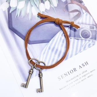 Game VALORANT Raze Bracelets Key Leather Bangles Necklace … in Singapore - Image 1