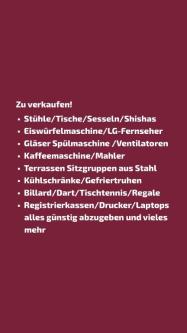 Gastronomie Inventar/Alles muss Raus in Trofaiach - Bild 1