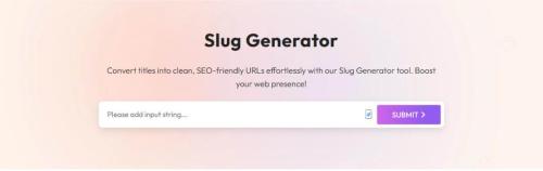 Generate Perfect URLs Fast with Free Slug Generator Tool in Chandigarh - Image 1