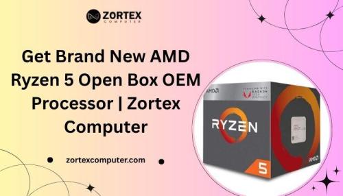 Get Brand New AMD Ryzen 5 Open Box OEM Processor Zortex Computer in Mumbai - Image 1