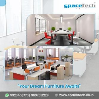 Glass Partition Pune - SpaceTech Interior in Pune - Image 1