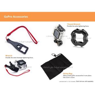 GoPro Adaptors for Mounting Chest Shoulder Strap in Singapore - Image 1