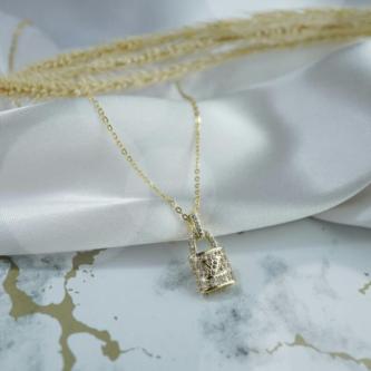 Gold Color Titanium Necklace in Kota Kinabalu - Image 1