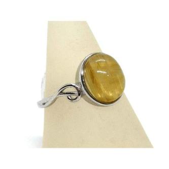Golden Titanium Rutilated Quartz Ring - High Grade - 金发钛晶 in Singapore - Image 1