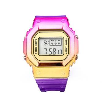Gradient Color Electronic Watch Colorful Electroplating … in Kampong Selayang - Image 1