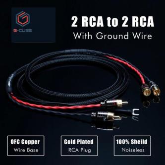 Ground Wire Turntable Audio Cable to Grounding Spade Plug … in Singapore - Image 1