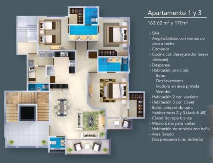 HERMOSOS APARTAMENTOS EN SANTIAGO CERRO HERMOSO en Santiago - Imagen 5