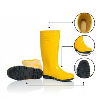 HIJAU GREEN JEEP RUBBER BOOTS FOR MEN AND WOMEN, WATERPROOF … in Woodlands - Image 1