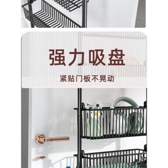 HJY Non Perforated Door Rear Hanging Basket Storage Rack … in Singapore - Image 1