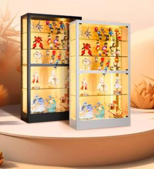 HK Display Cabinet Handmade Toy Display Rack With LED Light … in Singapore - Image 1