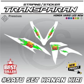 HONDA Transparent Striping Sticker for Motorcycle … in Johor Bahru - Image 1