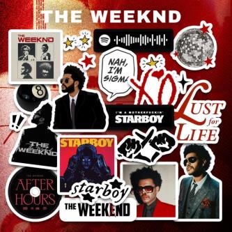 HP THE WEEKEND Sticker Pack | Waterproof Anti-Fade Sticker … in Malacca Town - Image 1