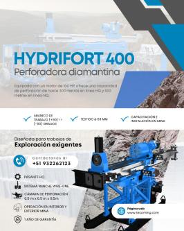 HYDRIFORT 400 | PERFORADORA DIAMANTINA DE ALTO RENDIMIENTO en Arequipa - Imagen 1