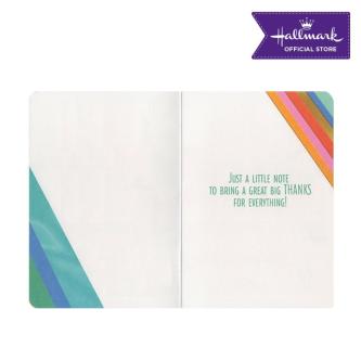 Hallmark Greeting Card (THANKS - Lettering) with Envelope … in Singapore - Image 1