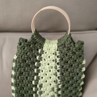 Hand made macrame bag in Novena - Image 2