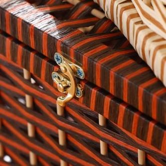 Handwoven Rattan Storage Box with Lid Organizer Box 4 Sizes … in Singapore - Image 1