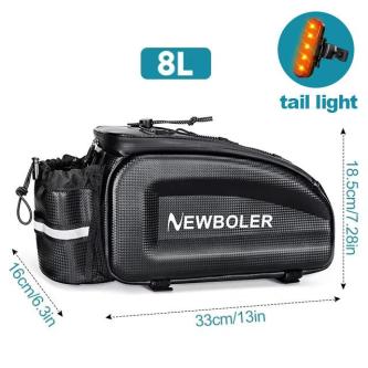 Hard Shell Bicycle Trunk Bag Large Capacity Waterproof Bike … in North-Eastern Islands - Image 1