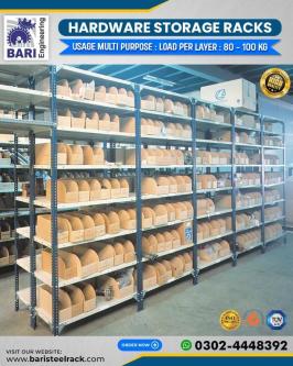 Hardware Storage Racks | Slotted Angle Rack | Industrial Steel in Lahore - Image 1