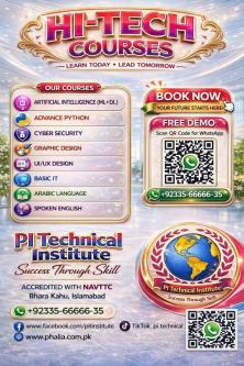 Hi-Tech Courses – Build Your Future Today! in Islamabad - Image 1