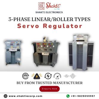 High Performance 3-Phase Linear Type Servo Stabilizer in Jaipur - Image 1
