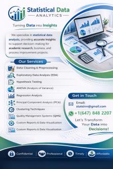 High Quality STATISTICS Consultancy with PhD STATISTICS Tutor in Toronto - Image 1