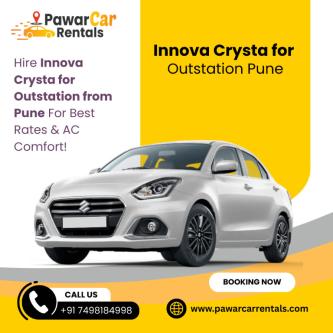 Hire Innova Crysta for Outstation from Pune for Best Rates in Pune - Image 1
