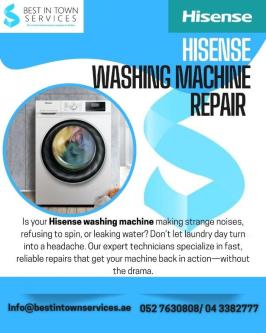 Hisense Washing Machine Repair - Keep Clothes Always Clean! in Dubai - Image 1