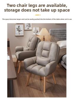 Home Backrest Office Chair Movable Rotating Computer Chair … in Singapore - Image 1
