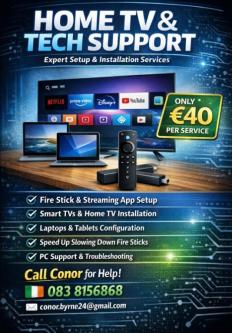 Home TV and Tech Support in Cork - Image 1