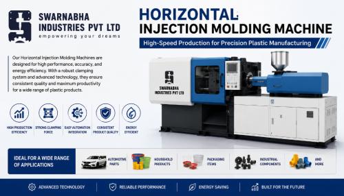 Horizontal Injection Molding Machine for High-Speed Production in Sibpur - Image 1