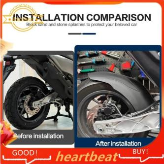 [Hot-Sale] Motorcycle Rear Wheel Extended Splash Protector … in Singapore - Image 1