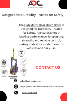 Hub Motor Rear Drum Brake in Daryaganj - Image 1