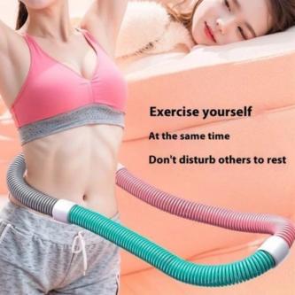 Hula Hoop Spring Belly Fat-Burning Exercise Tool Foldable … in Taman Johor Jaya - Image 1