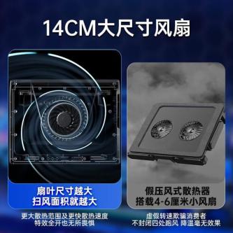 Hulk V12 Pressure Fan Radiator Gaming Game Notebook Cooling … in Kota Kinabalu - Image 1