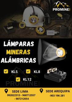 ILUMINACIÓN PARA MINAS/ LAMPARA WISDOM ALAMBRICA en Zarumilla - Imagen 2