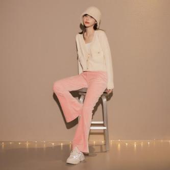 IN SHOP Rhinestone Color Matching Knitted Jacket-Total 3 … in Singapore - Image 1
