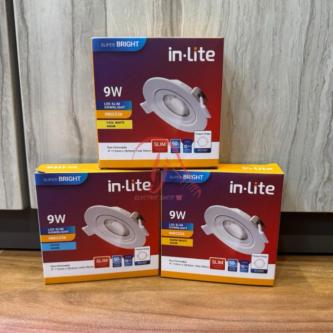 INLITE LED SPOTLIGHT 9W 9 W SPOTLED LAMP 9 WATT LED SLIM … in Singapore - Image 1