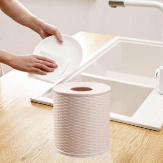 INSTORE Simulation Rattan Tissue Storage Box, Beige/Dark … in Singapore - Image 1