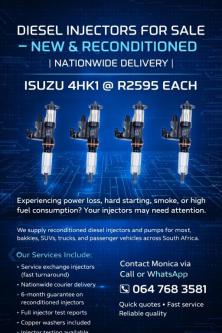 ISUZU 4HK1 Diesel Injector Experts – Fast & Reliable in Pretoria - Image 1