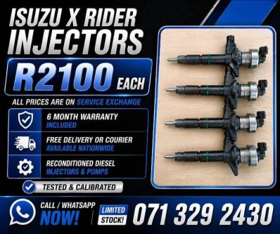ISUZU X RIDER INJECTORS FOR SALE in Witbank - Image 1