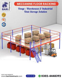 Industrial Mezzanine | Mezzanine Floor Racking | Racks Supported in Lahore - Image 1