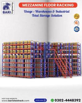 Industrial Mezzanine | Mezzanine Floor Racking | Racks Supported in Lahore - Image 2