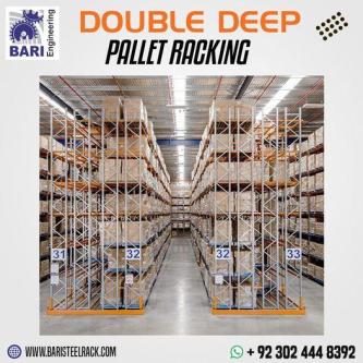 Industrial Pallet Racking | Double Deep Racking | Pallet Racking in Lahore - Image 1