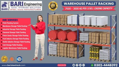 Industrial Pallet Racking | Pallet Racking System |Static Pallet in Lahore - Image 1