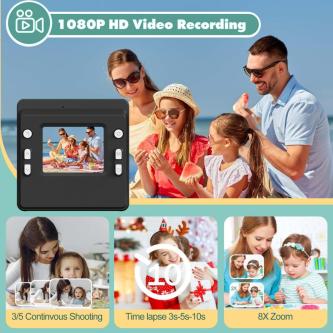 Instant Print Camera 1080P Video All-In-One Digital Camara … in Singapore - Image 1