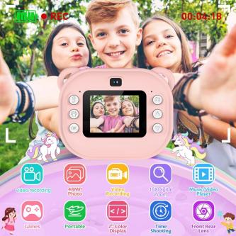 Instant Print Camera For Kids 2.0 Inch Fine Display 1080P … in Singapore - Image 1