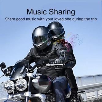 Intercom Q58max Bluetooth Headset Motorcycle Helmet with … in Ipoh - Image 1