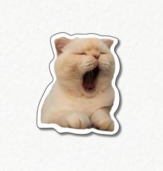 Introducing The Yawnpocalypse Sticker by StickerNStreets in Durg - Image 1