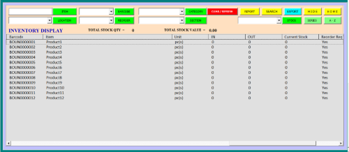 Inventory System Created in Excel in Tambo - Image 5