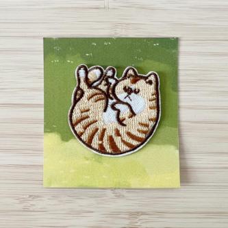 Iron-On Patch Notebook Piece Orange Cat Collection in Singapore - Image 1